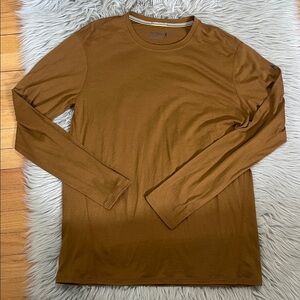Smartwool Men's Tan Long Sleeve Shirt
